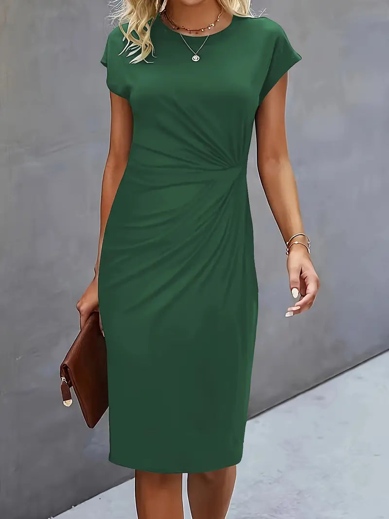 Katrien – Tijdloze Midi Jurk met Flatterend silhouet 11