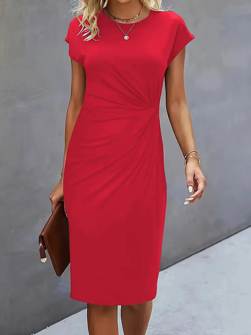 Katrien – Tijdloze Midi Jurk met Flatterend silhouet 2