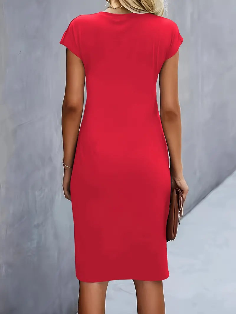 Katrien – Tijdloze Midi Jurk met Flatterend silhouet 3