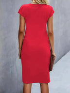 Katrien – Tijdloze Midi Jurk met Flatterend silhouet 3