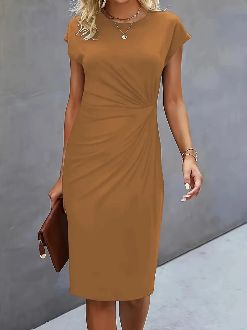 Katrien – Tijdloze Midi Jurk met Flatterend silhouet 6