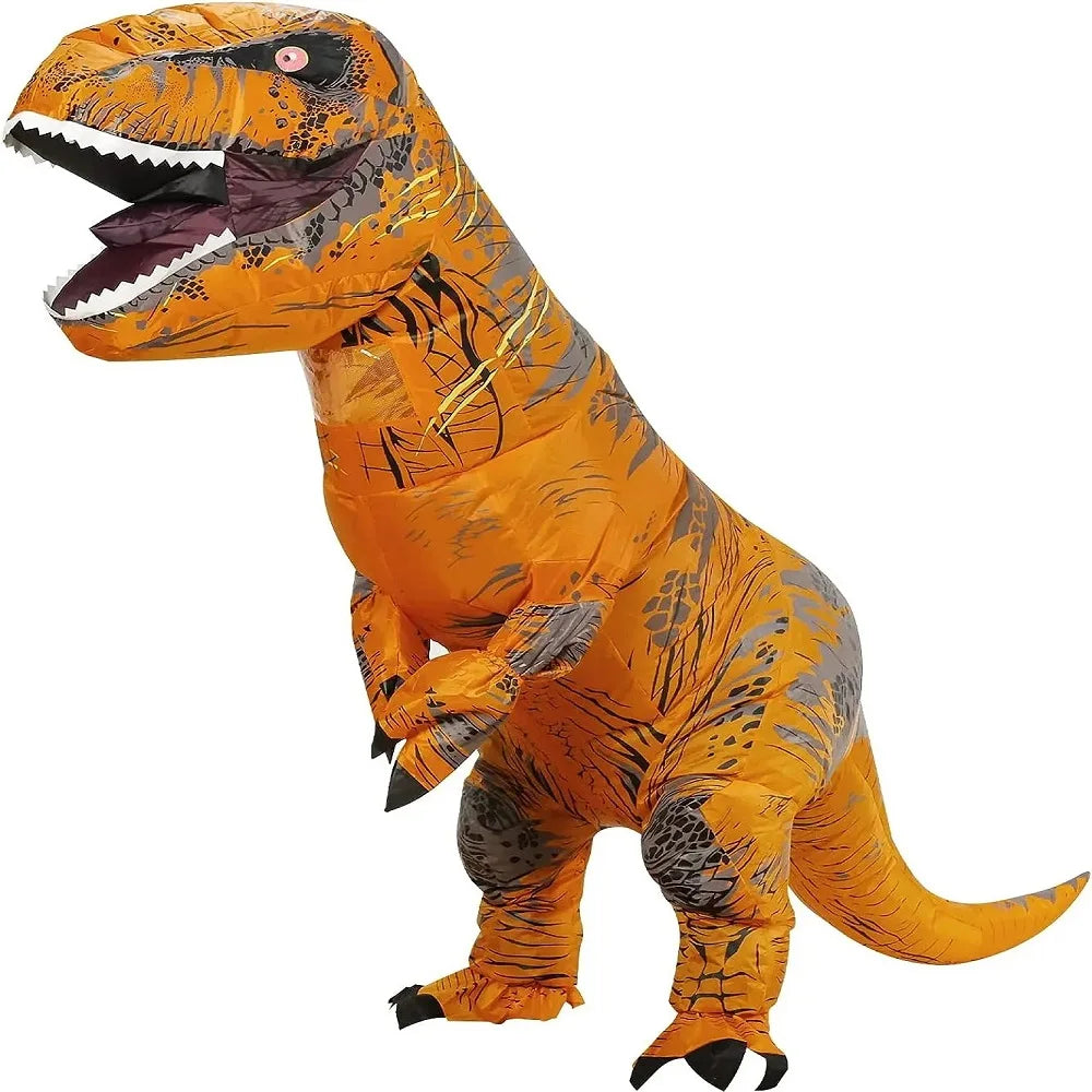 Kinderen Opblaasbaar Dinosauruskostuum Polyester T-Rex 6