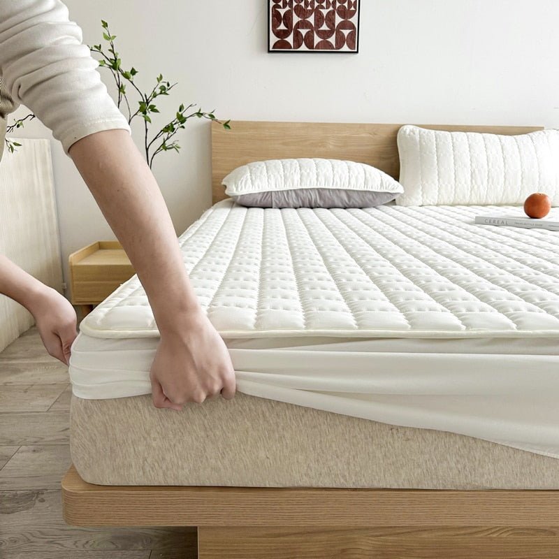 King Size Waterdichte Matrasbeschermer, Zachte en Ademend Matrashoes voor Ultiem Comfort