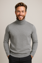 Klassieke gebreide coltrui voor heren 5