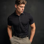 Kreukvrij Muscle Fit Poloshirt | Duurzaam 4