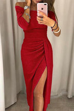 Kyelle – Chique Off-Shoulder Galajurk 6