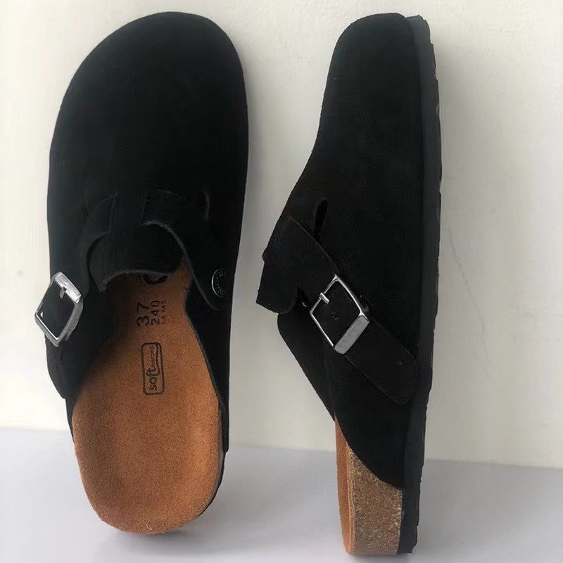 Lederen Sandalen Bruin Unisex Maat 42 Comfort Zomer