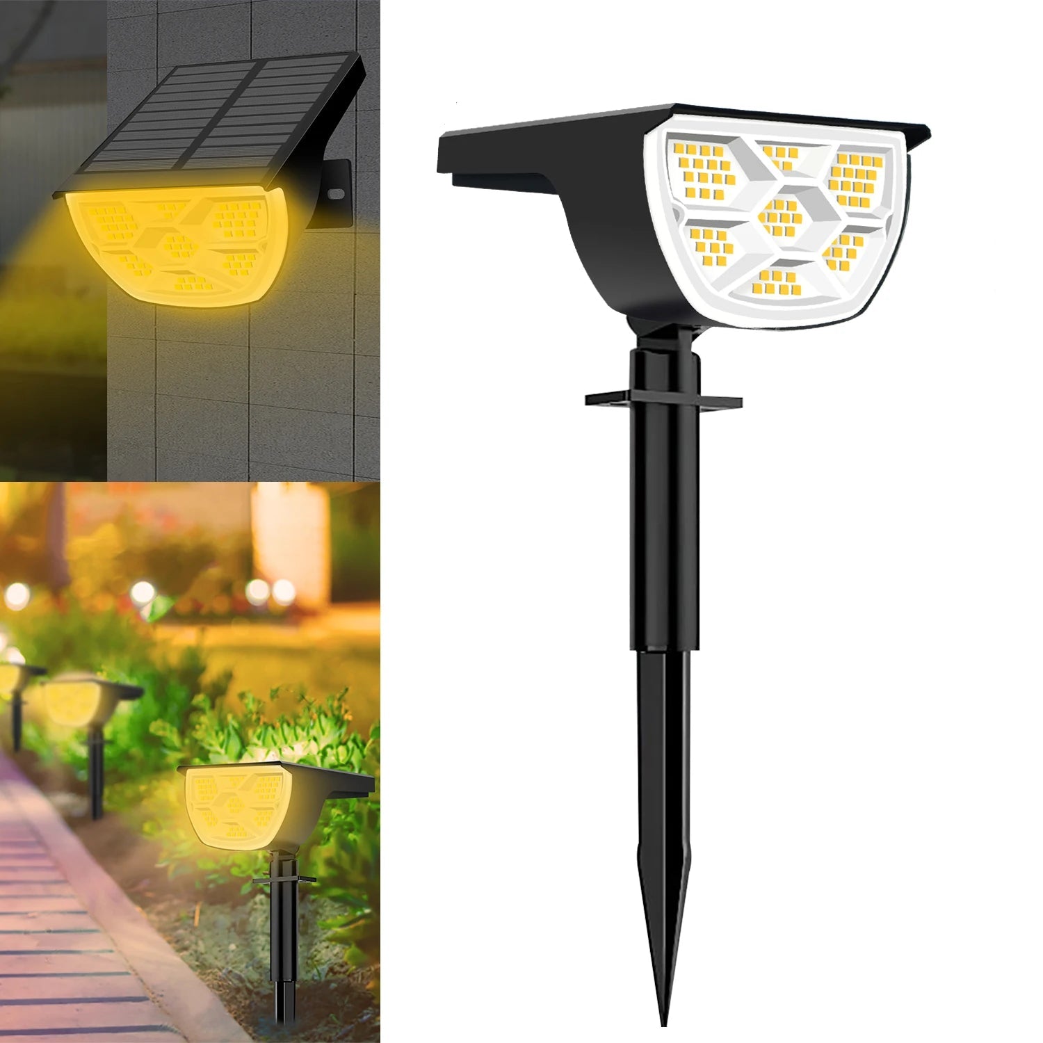 LED Solar Tuinlampen met 3 Verlichtingsmodi - Waterdicht IP65 9