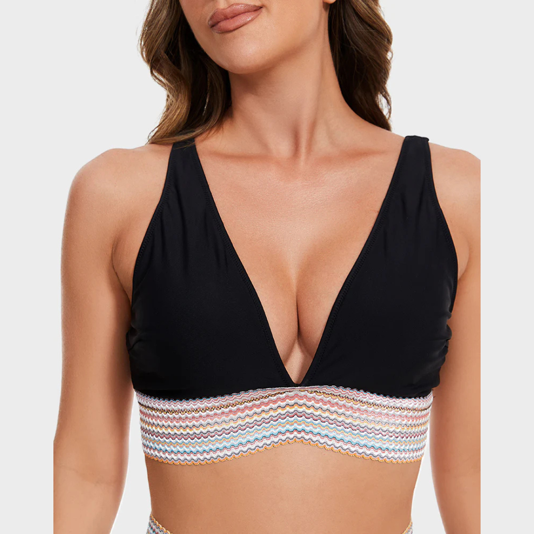 Hoge Taille Bikini Set met Buikband Controle Comfort