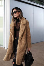 Lange Dames Jas Winter van Teddy Fleece - Warm en Stijlvol 10