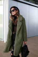 Lange Dames Jas Winter van Teddy Fleece - Warm en Stijlvol 7