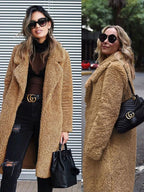 Lange Dames Jas Winter van Teddy Fleece - Warm en Stijlvol 8