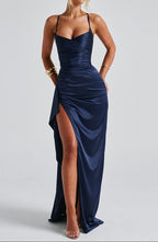 Lara Maxi-jurk - Marineblauw 0
