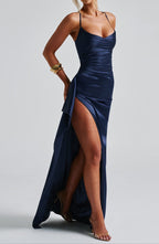 Lara Maxi-jurk - Marineblauw 2