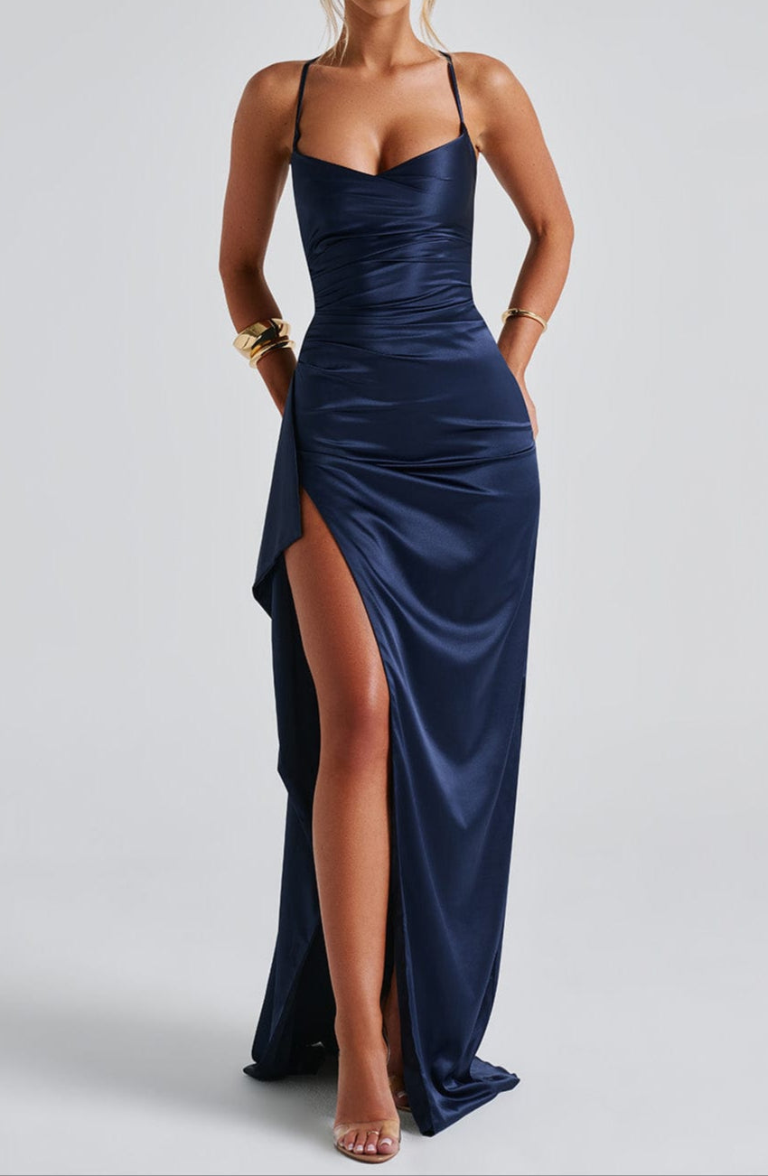 Lara Maxi-jurk - Marineblauw 4