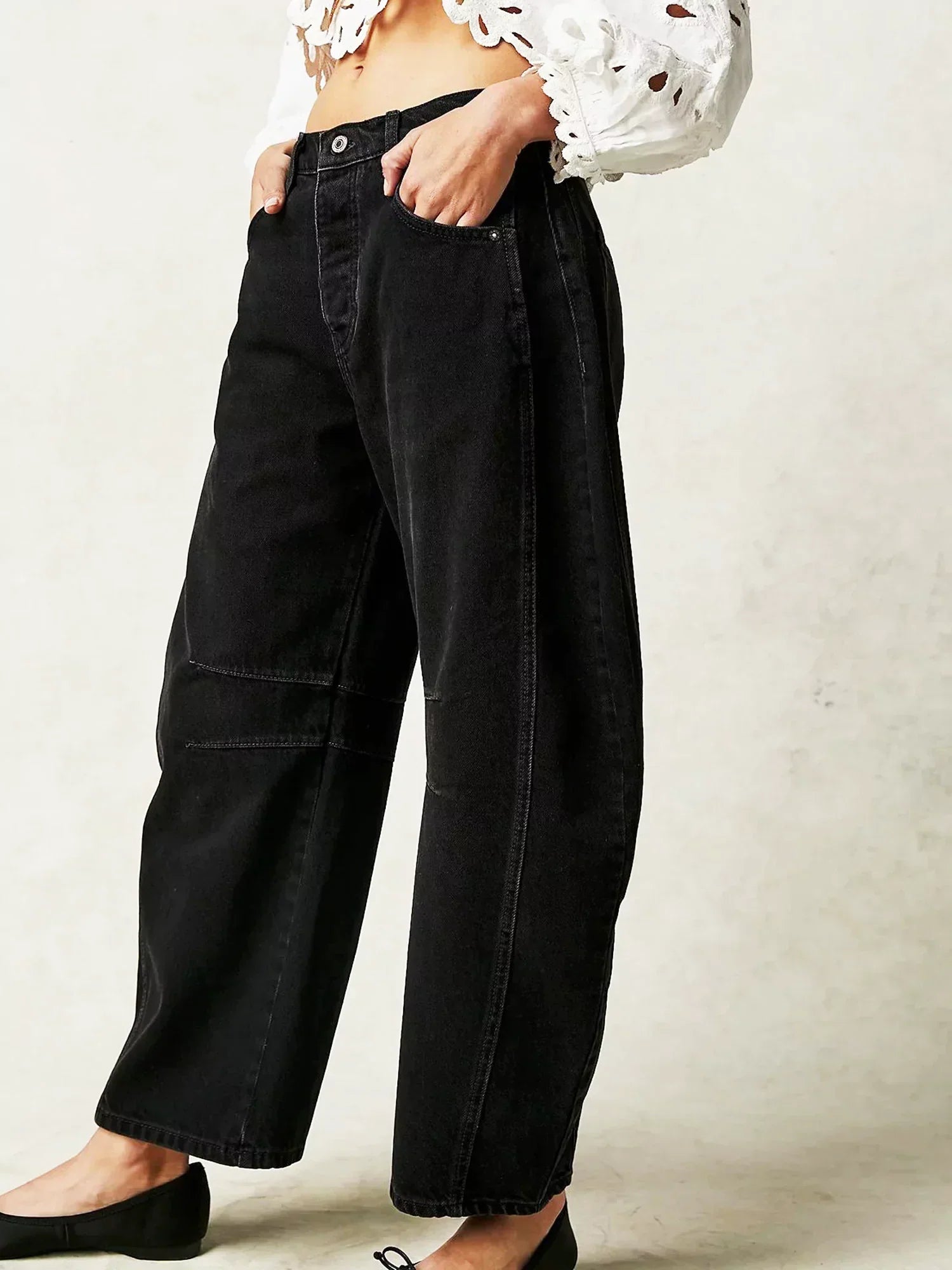Leilani - Luipaardprint Barrel Jeans 4