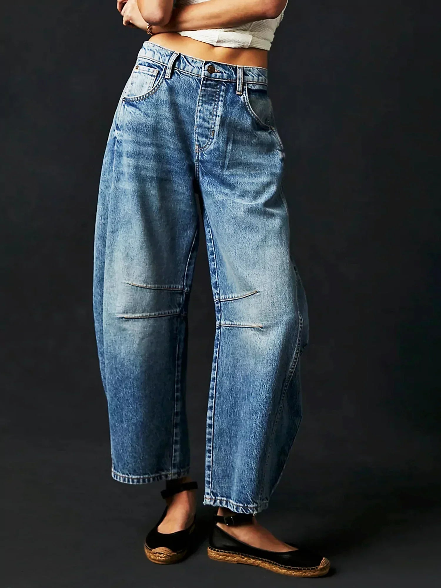 Leilani - Luipaardprint Barrel Jeans 5