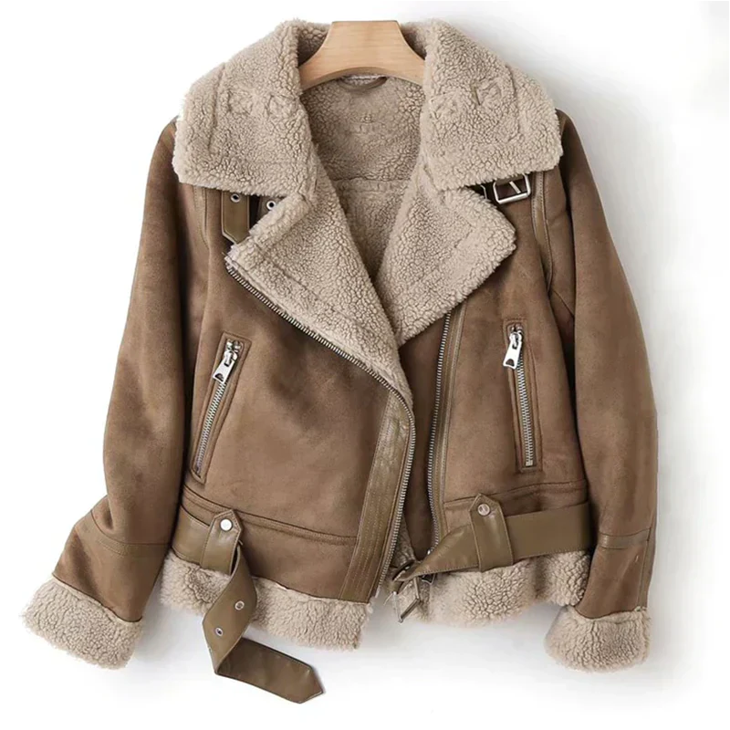 Leren Dames Jas met Sherpa Voering - Lange Winterjas voor Comfort 0