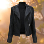 Leren Dames Jas met Tailored Fit en Hoogwaardige Kwaliteit 1