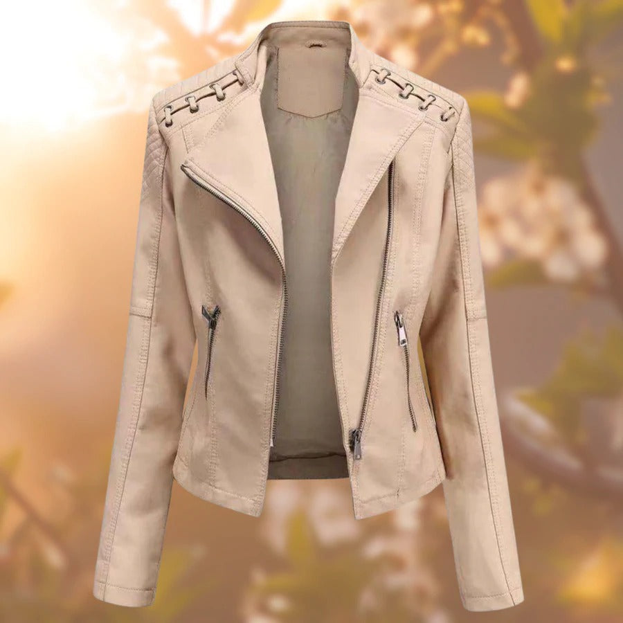 Leren Dames Jas met Tailored Fit en Hoogwaardige Kwaliteit 5