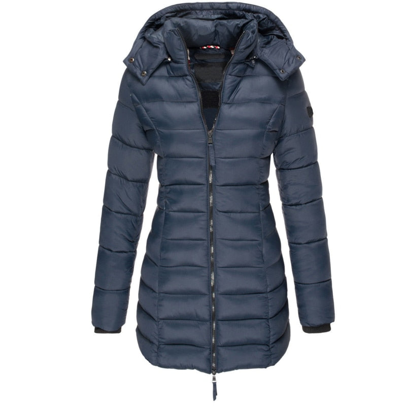 Lichtgewicht Dames Donsjack met Capuchon voor Herfst en Winter 0