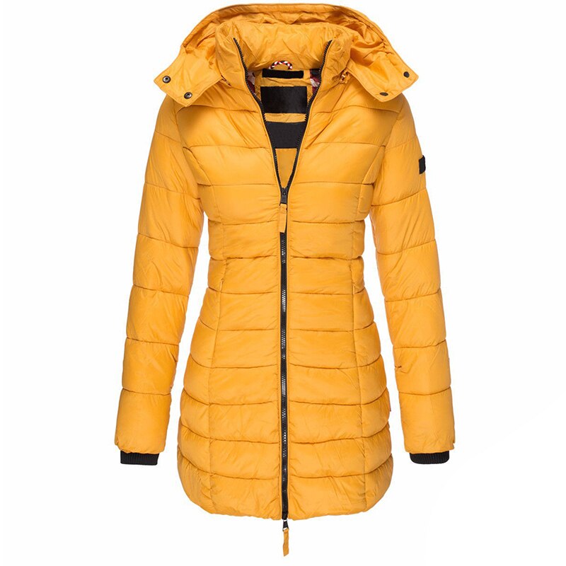 Lichtgewicht Dames Donsjack met Capuchon voor Herfst en Winter 1