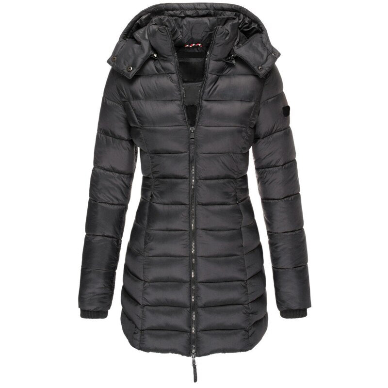 Lichtgewicht Dames Donsjack met Capuchon voor Herfst en Winter 5