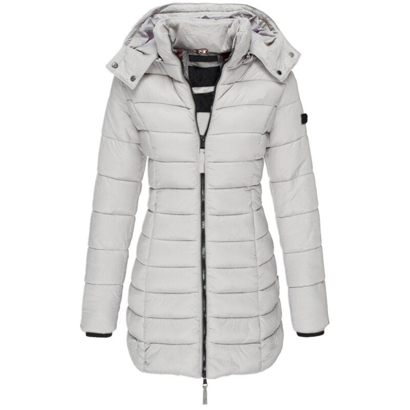 Lichtgewicht Dames Donsjack met Capuchon voor Herfst en Winter 6