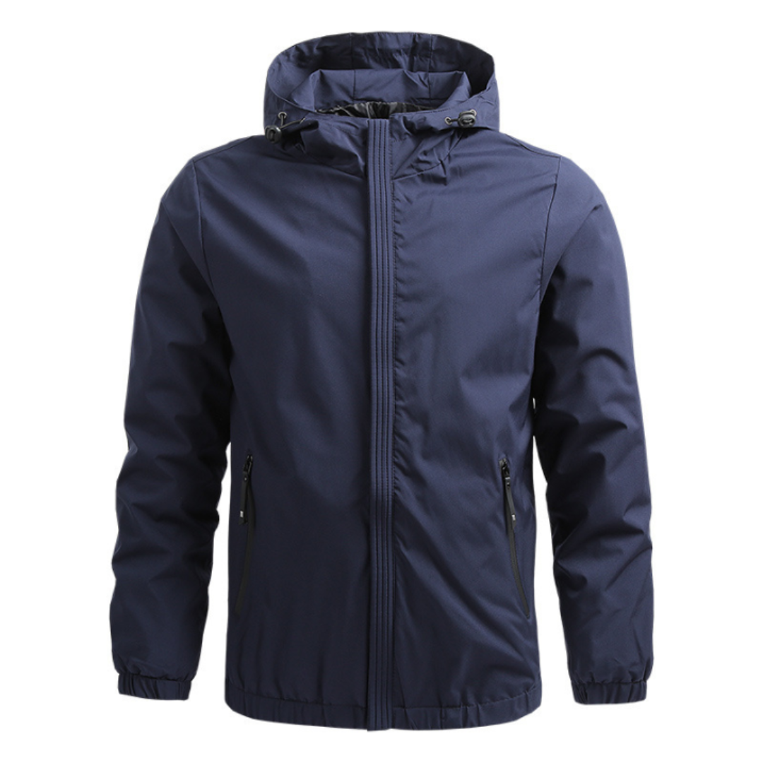 Lichtgewicht outdoorjack met capuchon voor heren | Windjack 0