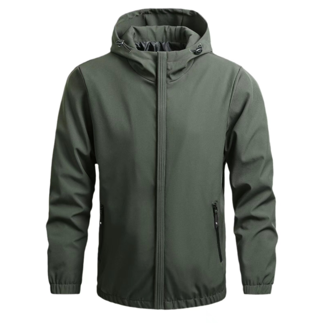 Lichtgewicht outdoorjack met capuchon voor heren | Windjack 1