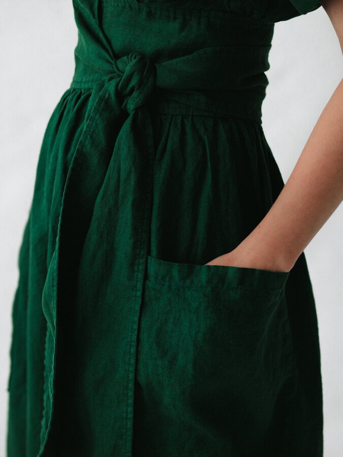 Wikkeljurk Met Tailleceintuur Voor Vrouwelijke Elegant, Lichte Zomerjurk Met Ruime Zakken En Vrouwelijke Pasvorm Perfect Voor Casual en Chique Gelegenheden