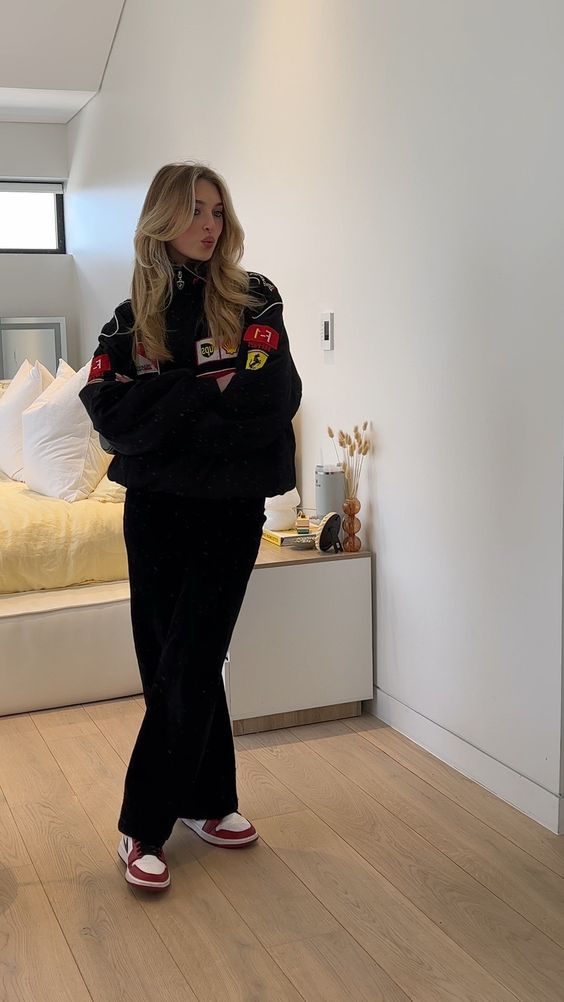Vintage Racerjack in Ferrari Stijl met Duurzaam Materiaal en Sportieve Look
