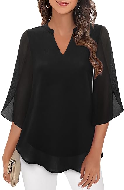 Luchtige, stijlvolle blouse voor dames | Lichtgewicht 0