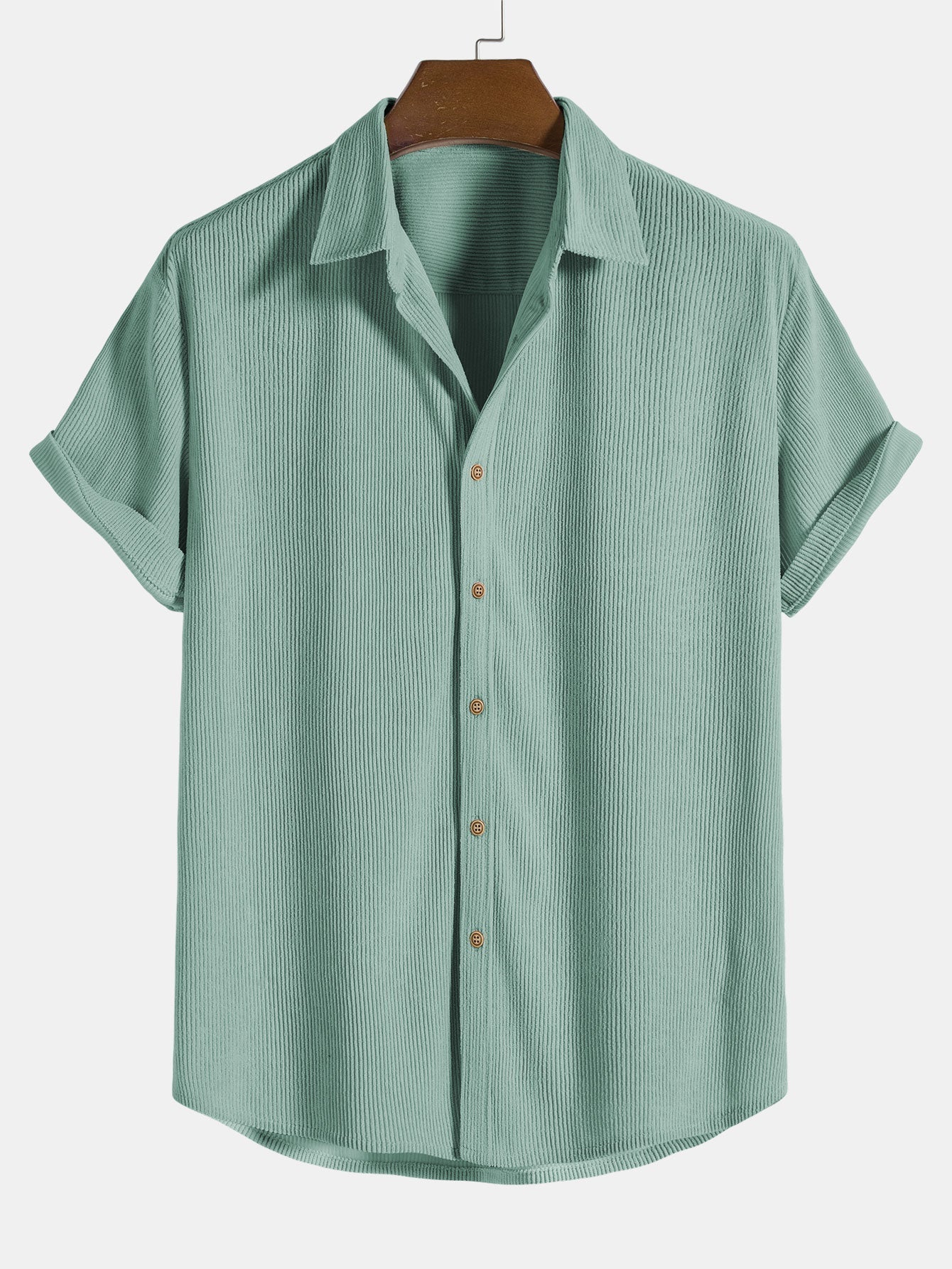 Luchtige Zomer Set Met Ademend Overhemd En Korte Broek