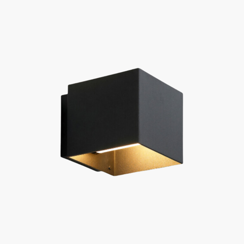 LumiSensor I Waterdichte Wandlamp met Verstelbare Stralingshoek – Zwart/wit
