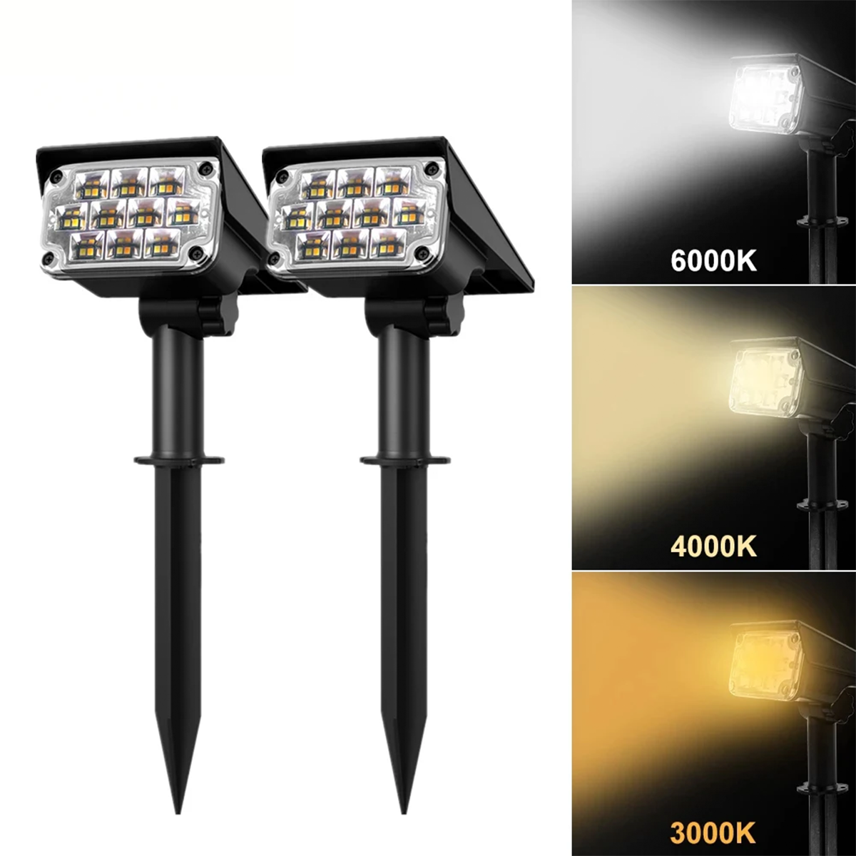 Draadloze Solar Tuinspot - LED Tuinverlichting op zonne-energie