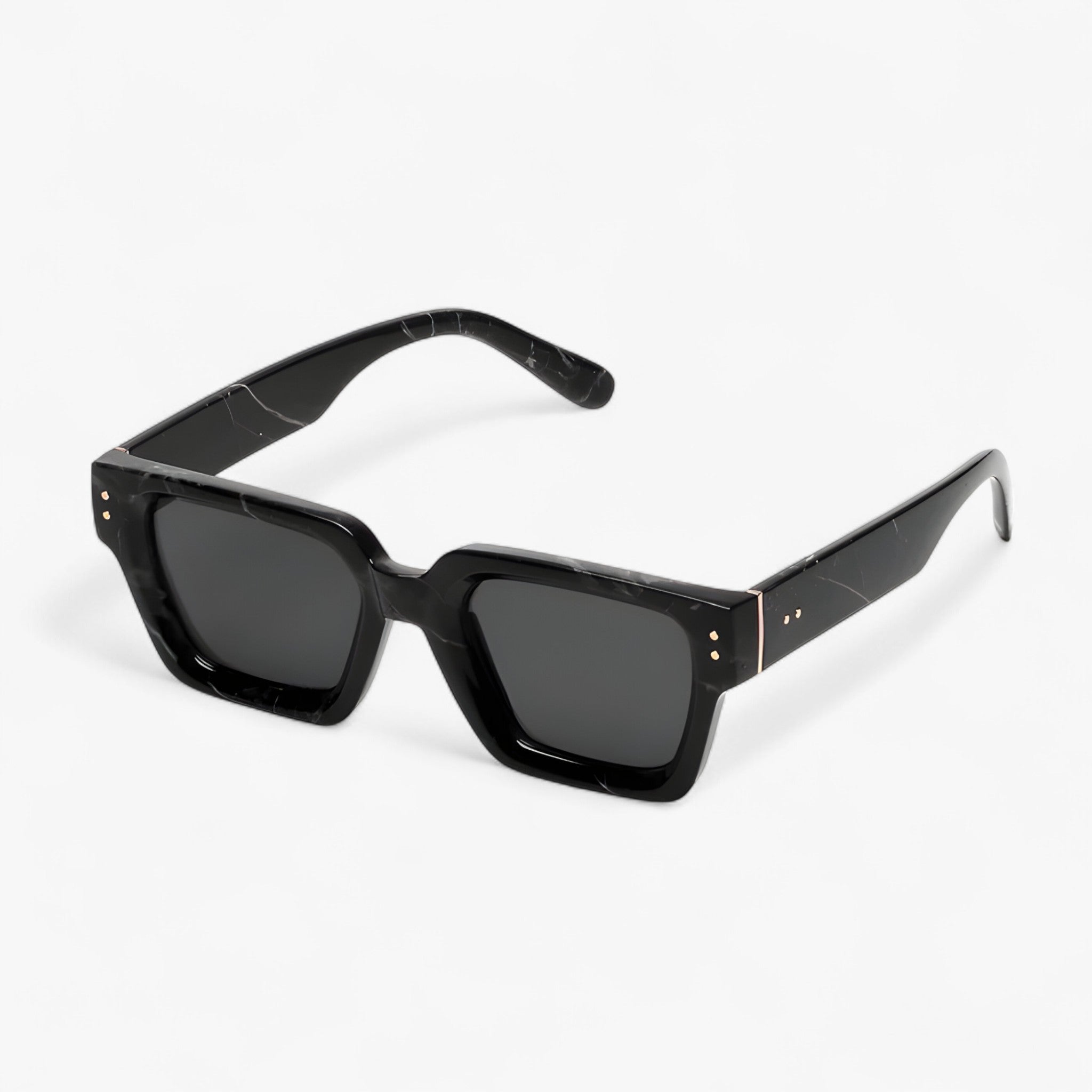 Luxe Zwarte Zonnebril UV400 Bescherming Unisex Lichtgewicht 1