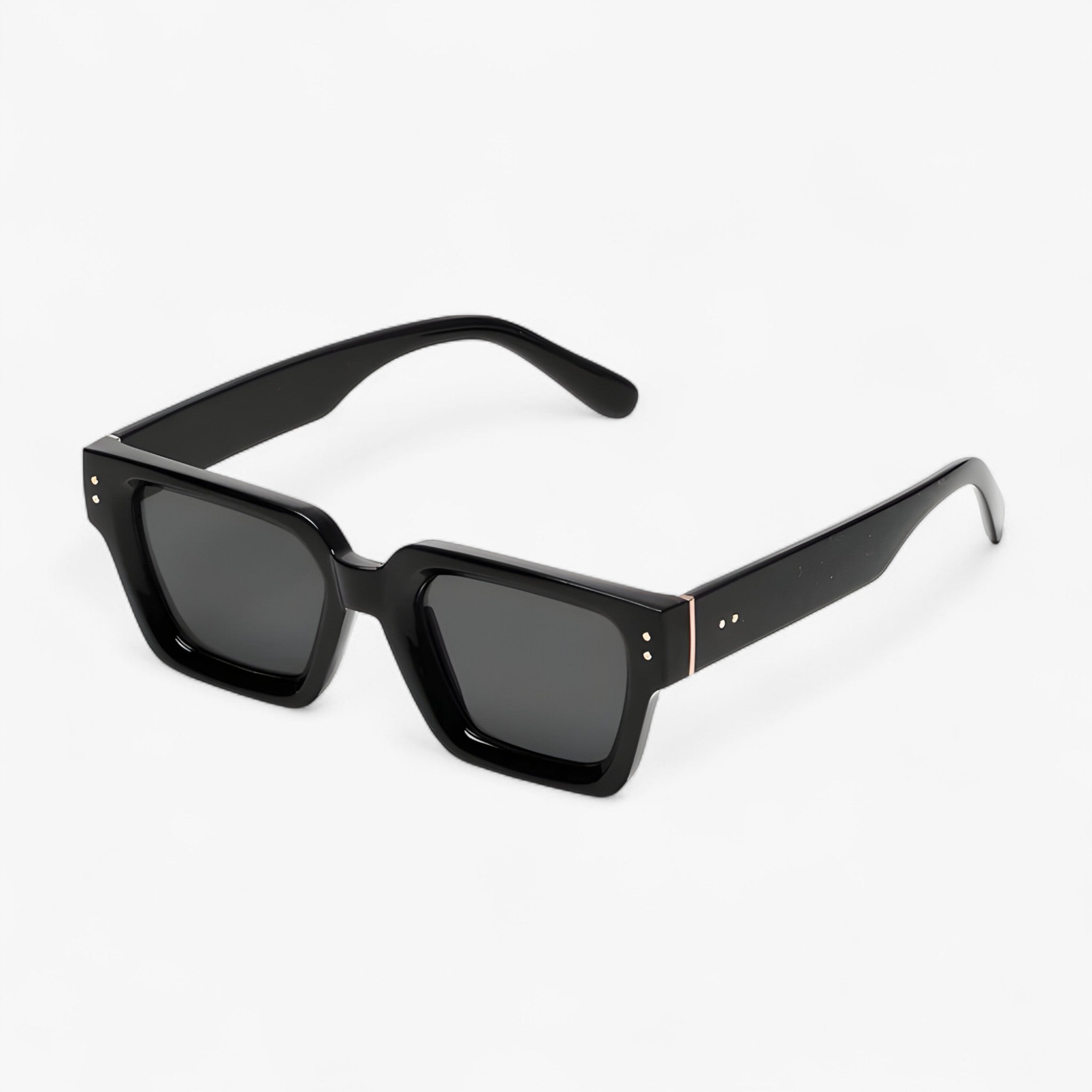 Luxe Zwarte Zonnebril UV400 Bescherming Unisex Lichtgewicht 5