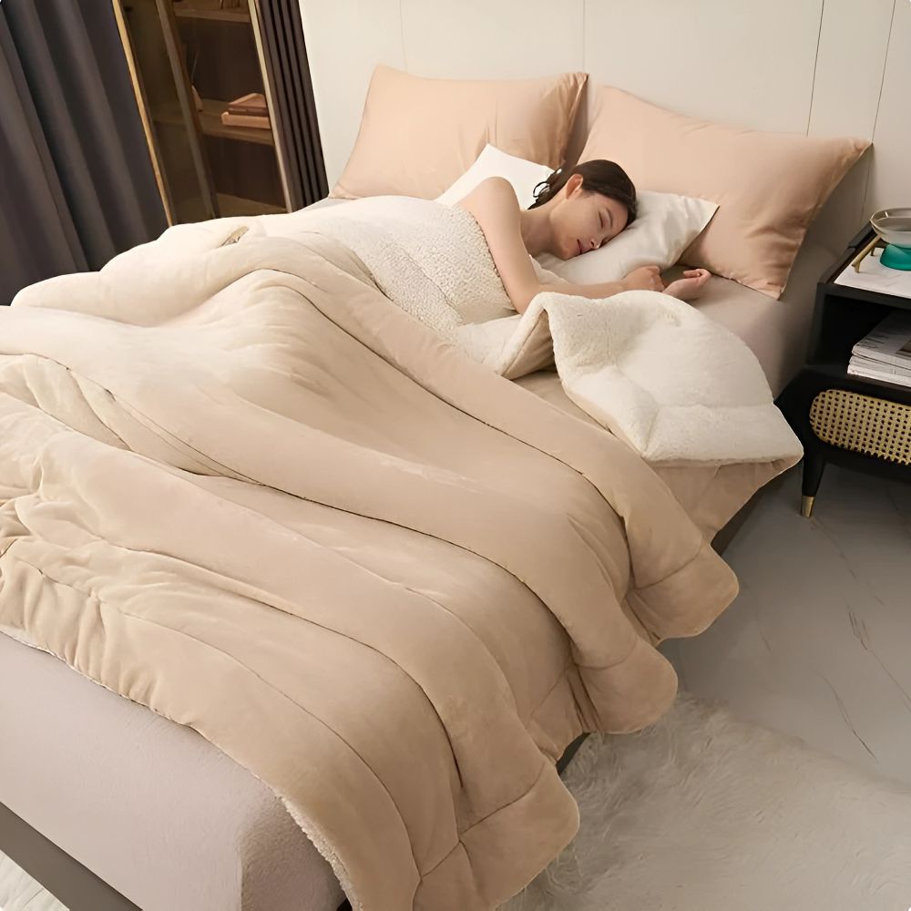 Luxueuze Flanellen Fleece Deken - Pluche, Warm en Machinewasbaar Fluffy Plaid in Meerdere Maten