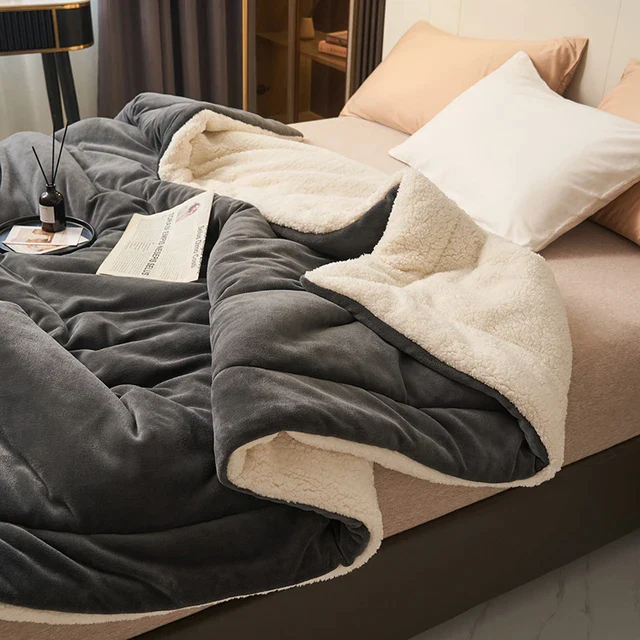 Luxueuze Flanellen Fleece Deken - Pluche, Warm en Machinewasbaar Fluffy Plaid in Meerdere Maten