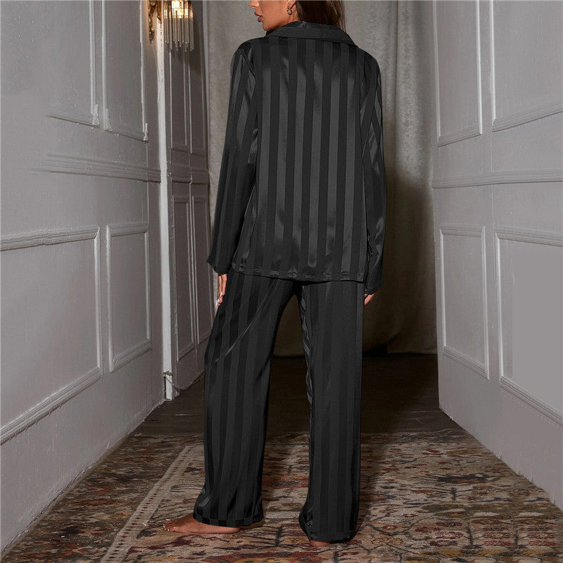 Flōre - Dames Pyjama Set - Lange Mouwen en Knopen