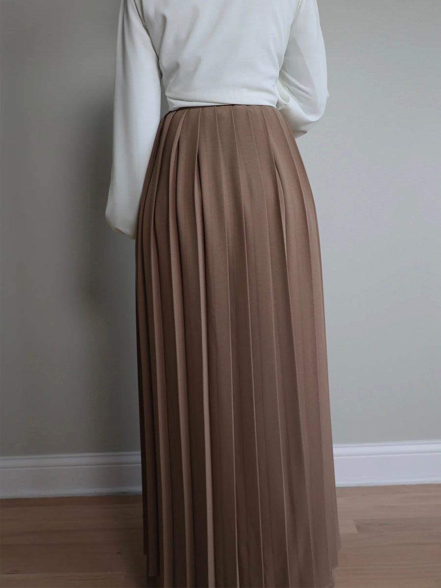 Schattige Plissé Overskirt Broek Set