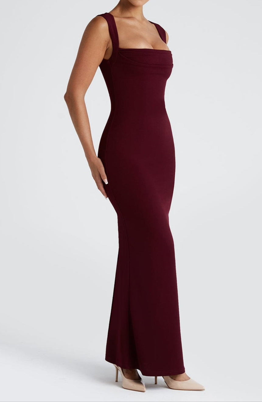 Maia Maxi-jurk - kersenlak 5