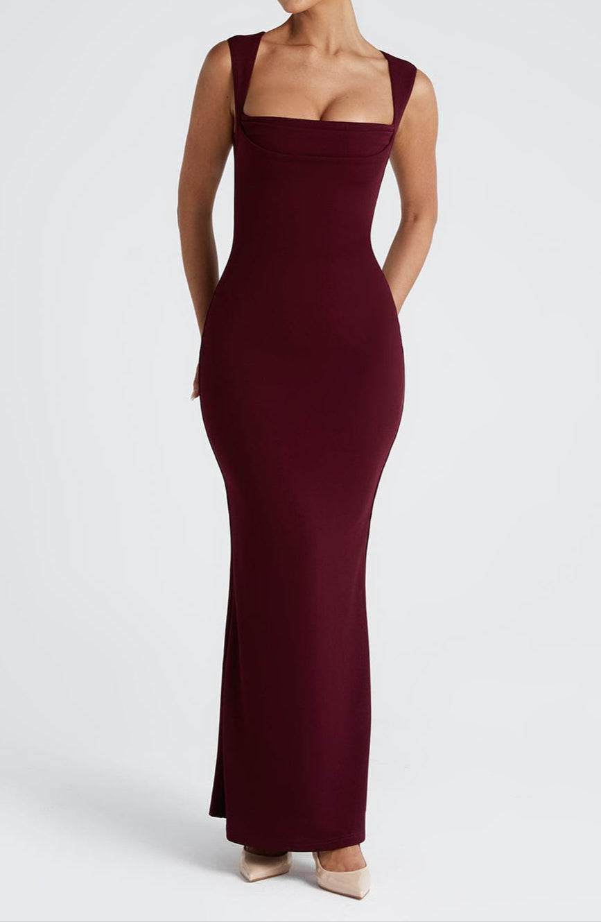 Maia Maxi-jurk - kersenlak 6