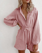 Dames Lange Mouwen Bodysuit van Zachte Rekbare Stof voor Comfortabele en Stijlvolle Lagen