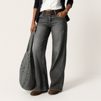 Majken Denim-Jeans met Wijde Pijpen voor een Trendy Look