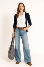 Majken Denim-Jeans met Wijde Pijpen voor een Trendy Look