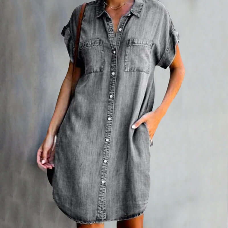 Malou - Denim Jurk 1