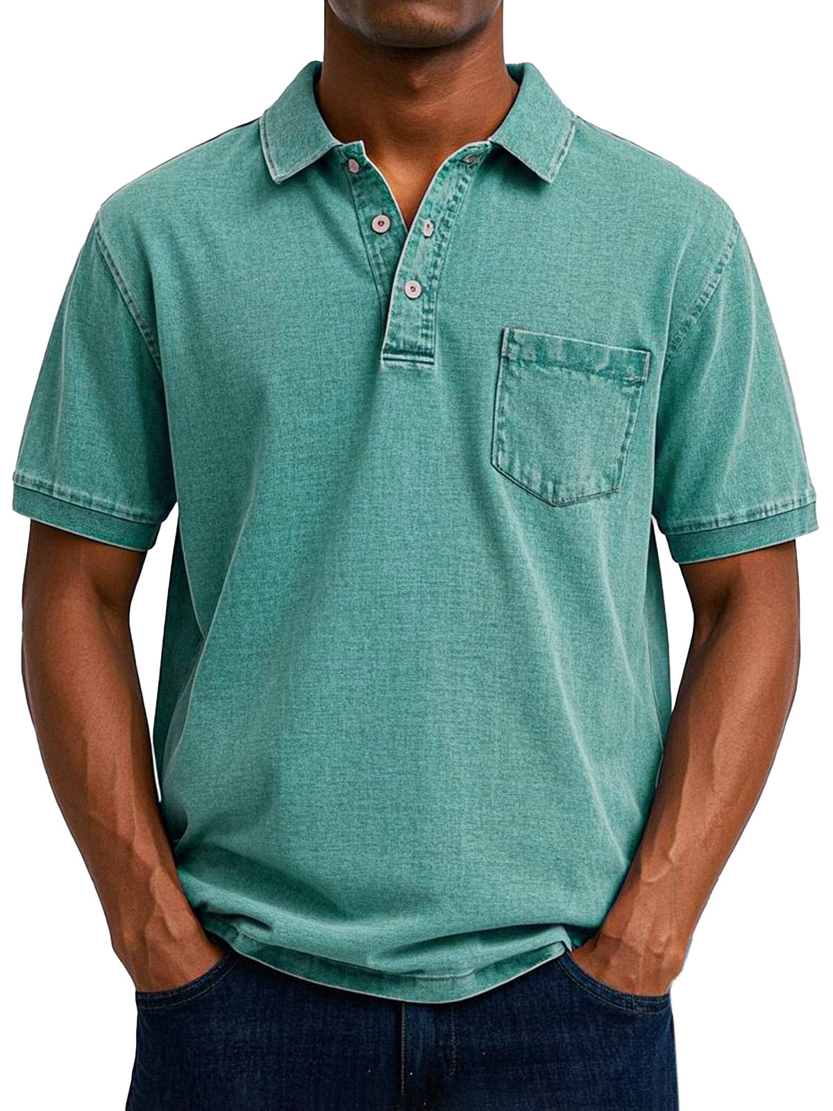 Maxime | Casual vintage poloshirt voor heren 1