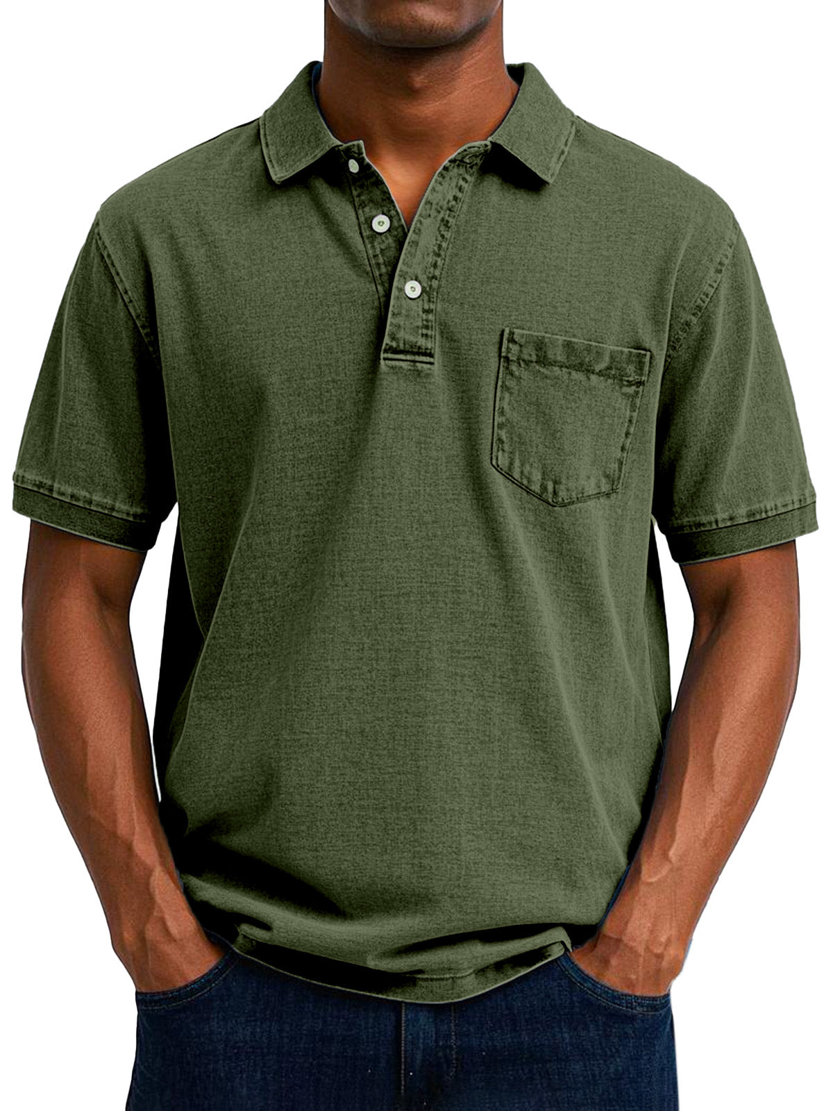 Maxime | Casual vintage poloshirt voor heren 5